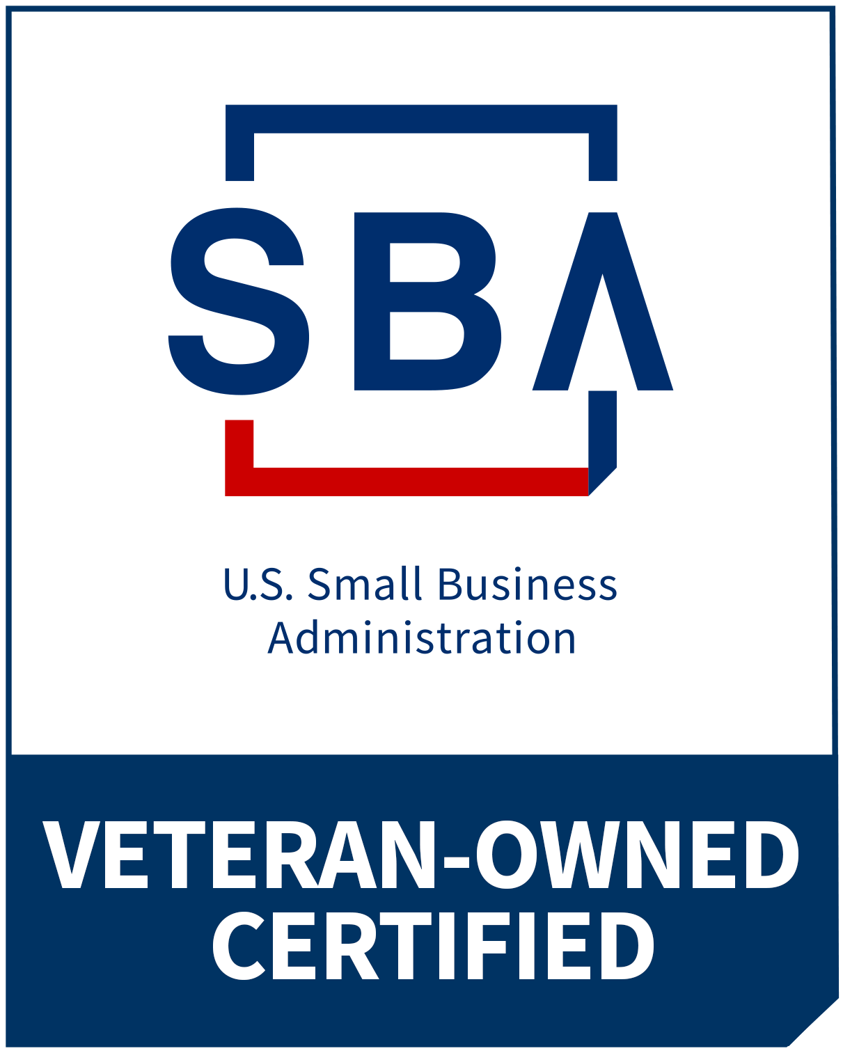 Certified Veteran-Owned Small Business (VOSB) Logo