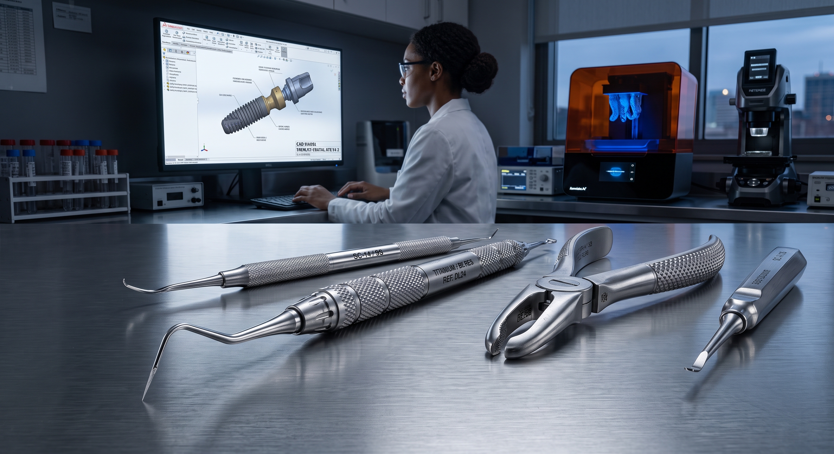 High-precision, medical-grade mechanical components designed for advanced clinical dental tooling.